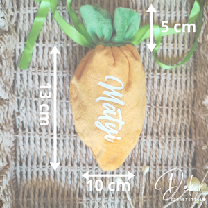 Húsvéti répa zsák � kedves ajándékcsomagolás tojásokhoz és apró meglepetésekhez - ünnepi díszek, dekorációk - húsvéti díszek és dekorációk - húsvéti ajándékátadó - Meska.hu