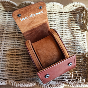 Óratrtó doboz, óratartó box, ajándék férfiaknak, szülőköszöntő ajándék, férfi tanú felkérő ajándék - táska & tok - pénztárca & más tok - pénztárca - férfi pénztárca - Meska.hu