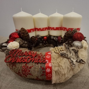 Adventi koszorú - Meska.hu