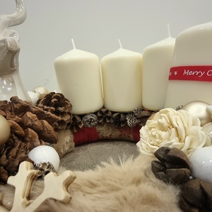 Adventi koszorú - karácsony - adventi díszek - adventi koszorú - Meska.hu