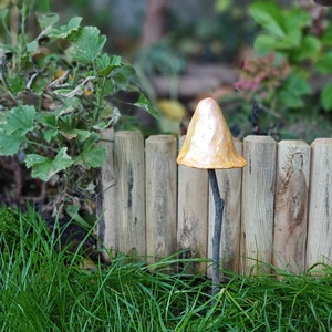 Arany varázsló kalap gomba - otthon & életmód - ház & kert - kerti dísz - Meska.hu