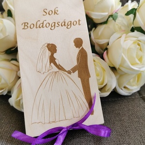 Esküvői pénzátadó  - esküvő - emlék & ajándék - nászajándék - esküvői pénzátadó doboz - Meska.hu