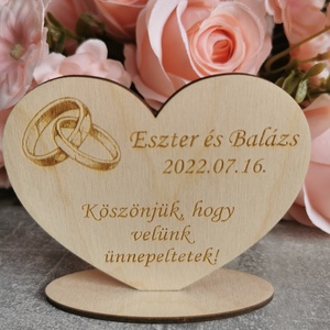 Esküvői talpas köszönőajándék  - Meska.hu