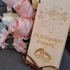 Esküvői pénzátadó  - esküvő - emlék & ajándék - nászajándék - pénzátadó doboz - Meska.hu