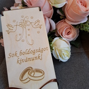 Esküvői pénzátadó  - esküvő - emlék & ajándék - nászajándék - esküvői pénzátadó doboz - Meska.hu