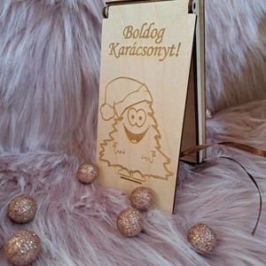 Karácsonyi pénzátadó  - karácsony - karácsonyi ajándékozás - karácsonyi ajándékcsomagolás - Meska.hu