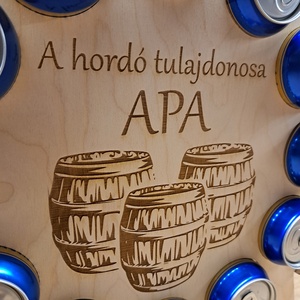 Sörtartó hordó formában  - otthon & életmód - konyhafelszerelés, tálalás - italos kellékek - sörtartó - Meska.hu