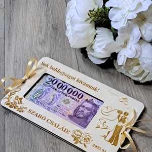 Esküvői pénzátadó, nászajándék  - esküvő - emlék & ajándék - nászajándék - esküvői pénzátadó doboz - Meska.hu