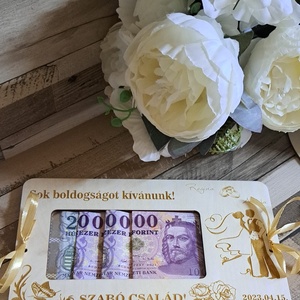Esküvői pénzátadó, nászajándék  - esküvő - emlék & ajándék - nászajándék - esküvői pénzátadó doboz - Meska.hu