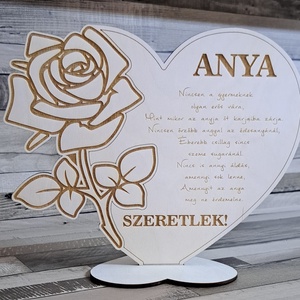 Anyák napi talpas dekoráció - otthon & életmód - dekoráció - dísztárgy - Meska.hu