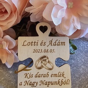 Esküvői mágneses köszönőajándék  - esküvő - emlék & ajándék - köszönőajándék - Meska.hu