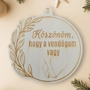 Karácsonyfadísz VENDÉGEIDNEK! - karácsony - karácsonyi lakásdekoráció - karácsonyfadíszek - Meska.hu