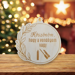 Karácsonyfadísz VENDÉGEIDNEK! - karácsony - karácsonyi lakásdekoráció - karácsonyfadíszek - Meska.hu