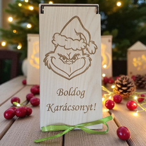 Grincs karácsonyi pénzátadó  - karácsony - karácsonyi ajándékozás - karácsonyi ajándékcsomagolás - Meska.hu