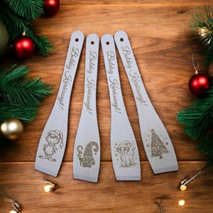 Karácsonyi fakanál, Otthon & Életmód, Konyhafelszerelés, tálalás, Sütés, főzés, Fakanál & Fakanáltartó, Gravírozás, pirográfia, MESKA