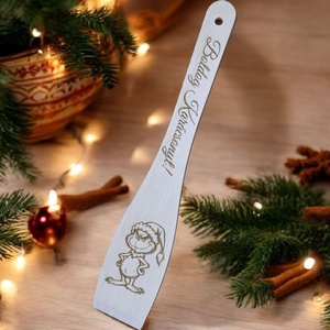 Karácsonyi fakanál - otthon & életmód - konyhafelszerelés, tálalás - sütés, főzés - fakanál & fakanáltartó - Meska.hu