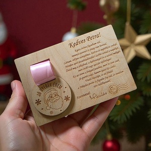 Jó gyerek érem  személyes üzenettel a Mikulástól!  - Meska.hu