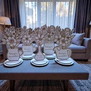 Nőnapi dekorációs virág - Meska.hu