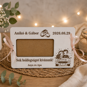 Esküvői pénzátadó � egyedi gravírozott nászajándék - Meska.hu
