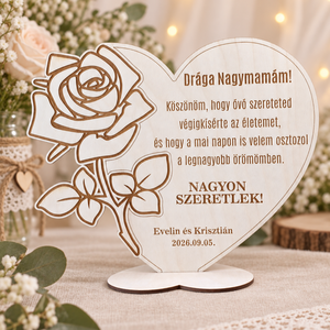 Esküvői köszönőajándék Nagymamáknak  - Meska.hu