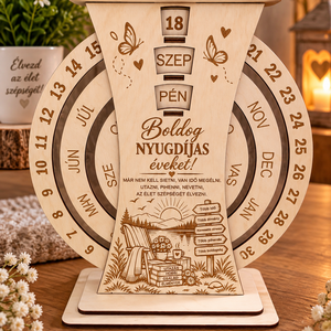 NYUGDÍJAS BÚCSÚAJÁNDÉK-ÖRÖKNAPTÁR NŐKNEK  - Meska.hu