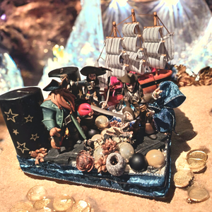 Karib-tenger kalózok - karácsony - adventi díszek - adventi koszorú - Meska.hu