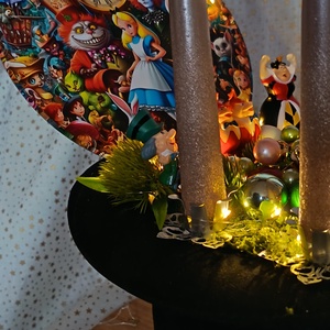 Aliz Csodaországban - karácsony - adventi díszek - adventi asztaldísz - Meska.hu