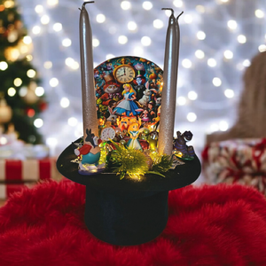 Aliz Csodaországban - karácsony - adventi díszek - adventi asztaldísz - Meska.hu