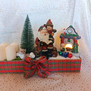 Karácsonyi ünnepeket - karácsony - adventi díszek - adventi asztaldísz - Meska.hu