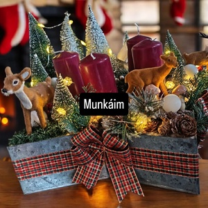 Nagy asztal dísz, Karácsony, Adventi díszek, Adventi asztaldísz, Mindenmás, MESKA