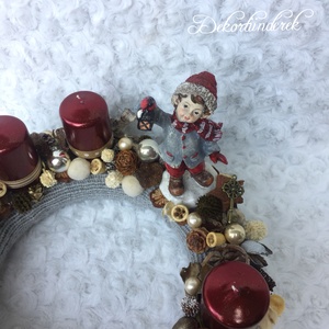 Nosztalgia adventi koszorú -  - Meska.hu
