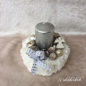 Ezüst adventi mini-box - Meska.hu