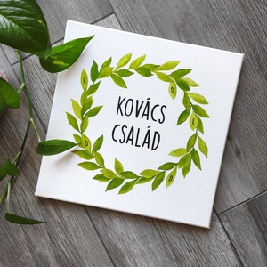 Koszorú vászonkép - Meska.hu