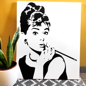 Audrey Hepburn 2 vászonkép - otthon & életmód - dekoráció - kép & falikép - vászonkép - Meska.hu