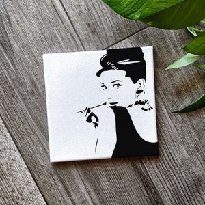 Audrey Hepburn 1 vászonkép - otthon & lakás - dekoráció - kép & falikép - vászonkép - Meska.hu