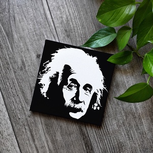 Albert Einstein vászonkép, Otthon & Életmód, Dekoráció, Kép & Falikép, Vászonkép, Fotó, grafika, rajz, illusztráció, Festészet, MESKA