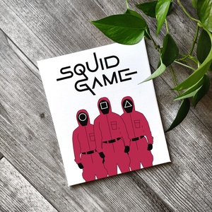 Squid Game vászonkép, Otthon & Lakás, Dekoráció, Kép & Falikép, Vászonkép, Fotó, grafika, rajz, illusztráció, Festészet, MESKA