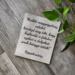Mielőtt meggyógyítasz vászonkép - Meska.hu