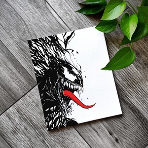 Venom vászonkép, Otthon & Életmód, Dekoráció, Kép & Falikép, Vászonkép, Fotó, grafika, rajz, illusztráció, Festészet, MESKA