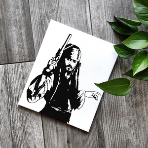 Jack Sparrow vászonkép, Otthon & Lakás, Dekoráció, Kép & Falikép, Vászonkép, Fotó, grafika, rajz, illusztráció, Festészet, MESKA