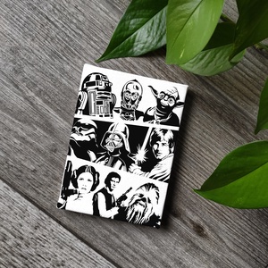 Star Wars szereplők vászonkép, Otthon & Életmód, Dekoráció, Kép & Falikép, Vászonkép, Fotó, grafika, rajz, illusztráció, Festészet, MESKA