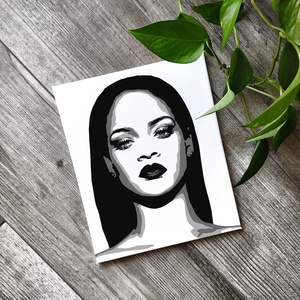 Rihanna vászonkép, Otthon & Lakás, Dekoráció, Kép & Falikép, Vászonkép, Fotó, grafika, rajz, illusztráció, Festészet, MESKA