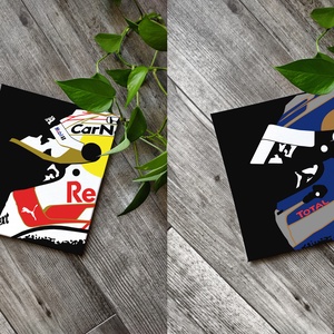 F1 pilóta sisak vászonkép - otthon & életmód - dekoráció - kép & falikép - vászonkép - Meska.hu