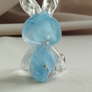 Epoxi nyuszi, kék  - otthon & életmód - dekoráció - dísztárgy - Meska.hu