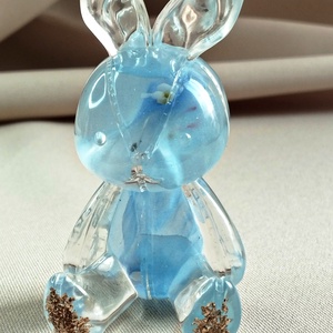 Epoxi nyuszi, kék  - Meska.hu