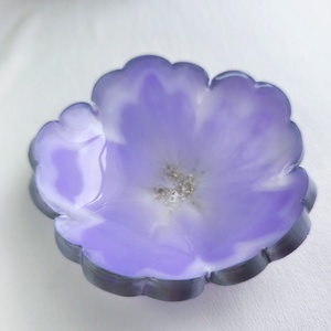 Epoxy tálka/ékszertartó, lila színű - otthon & életmód - dekoráció - dísztárgy - Meska.hu