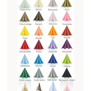 Tavi Rózsa formájú hajtogatott szalvéta Airlaid asztali dekoráció 1db - kellékek & szerszámok - papír - szalvéta - Meska.hu