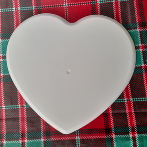 Szív Tálca  Kézzel Készített Gipszből Valentin-napra  - otthon & életmód - konyhafelszerelés, tálalás - tálalás - tálca - Meska.hu