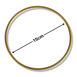 Fém karika arany 15cm (ALAPANYAGOK) 1 db , Kellékek & szerszámok, Vegyes alapanyag, Egyéb alapanyag, , MESKA