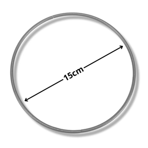 Fém karika arany 15cm (ALAPANYAGOK) 1 db  - kellékek & szerszámok - vegyes alapanyag - egyéb alapanyag - Meska.hu
